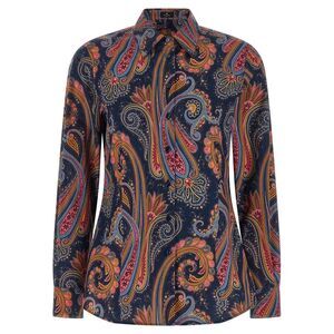 Etro Blue Cotton Women's Blouse